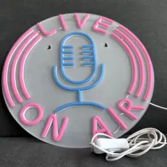 LIVE ON AIR ネオンライト