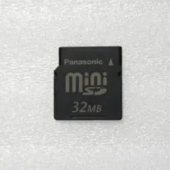 Panasonic miniSDカード 32MB 1枚