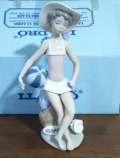 夏の散歩　＃7611　★リヤドロ　スペイン　ポーセリン　1991年　ヴィンテージ 夏の散歩 ＃7611 ☆リヤドロ スペイン ポーセリン 1991年