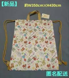 【新品】ポケモン　トラベル巾着　L　ナップサック　総柄　ポケットモンスター