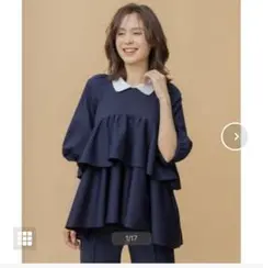 美品⭐︎組曲 ×setsuko sagittaireティアードニットプルオーバー