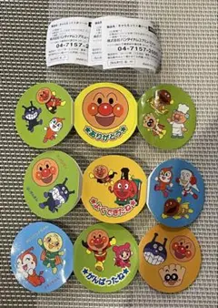 アンパンマン シールセット ３枚　9種