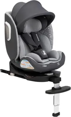 チャイルドシート 新生児 isofix 回転式 360° シートベルト固定式