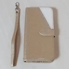 su886 iPhone 13 手帳型スマホケース ブロンズ ゴールド