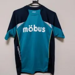 möbus スポーツシャツ ターコイズ/ネイビー