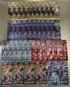 【ポケモンカード絶版】新品未開封パック6種　合計38パック　スクランブルバトル