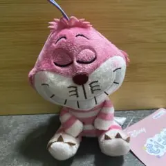 新品未使用 むにゃすやマスコット 不思議の国のアリス チェシャ猫 ぬいぐるみm8
