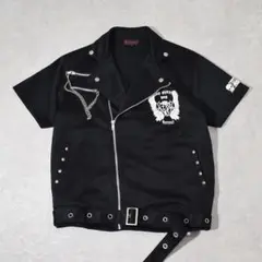 Deorart パンクロック グランジ V系 チェーン ライダースジャケット L