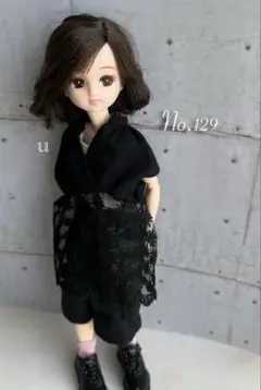 リカちゃん服　ブラウス インナー ハーフパンツ　靴下2色【5点セット】