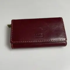 TAKEO KIKUCHI レザーキーケース 小銭入れ レッド