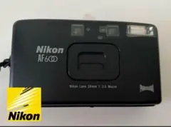 k*様 Nikon AF600 QD フィルムカメラ　ニコン　28mm 3.5 Nikon Nikon AF600 28mm F3.5 PANORAMA Blue Working item Can