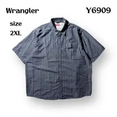 【即購入OK】Wrangler 半袖シャツ　サイズ2XL ブルー