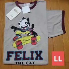 FELIX THA CAT　ロゴス　Tシャツ　メンズ　LLサイズ　スケボー