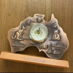 オーストラリア 地図型 時計 オーストラリア土産