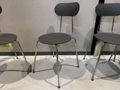 ⭐️未使用 無印良品 スチールチェア ダークグレー 定価20100円
