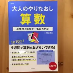 大人のやりなおし算数 小学校6年分が一気にわかる!
