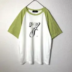 ラグラン Tシャツ L 薄手 透け感 FITHRON NUMBER7