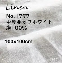 【mimore様】リネン生地No.1797 100×100cm
