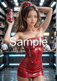 A4サイズアートポスター 1点もの 美女ポスター最高品質 F-C-３５