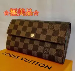 ✨極美品✨ヴィトン ポルトフォイユサラ ダミエ エベヌ 反れ無し 10枚