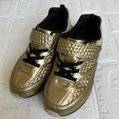 ムーンスター　MOONSTAR　スーパースター　ゴールド　21.5