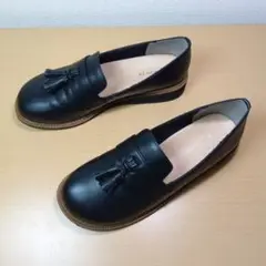 BENEBIS ベネビス タッセルローファー 黒 23.0cm 極美品