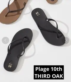 ☆美品！plage 10th /THIRD OAK別注サンダル