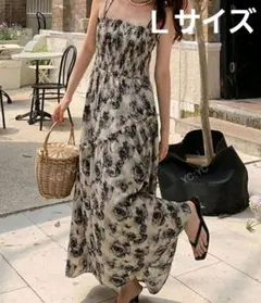 SHEIN キャミソールワンピース　キャミワンピ　Ｌサイズ