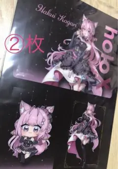 ♡Hakui Koyori 博衣こより　holoX クリアシート②枚セット♡