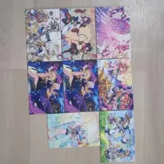 モンスト、一番くじ商品 キャンバス 8枚セット