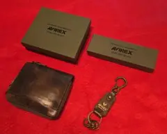 アビレックス　迷彩　カモフラージュ　財布　ウォレット　キーホルダー　セット