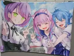 ホロライブ　すいせい&あくあ&トワ　ブランケット