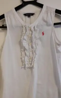 ラルフローレン　Ralph Lauren ホワイトノースリーブ150