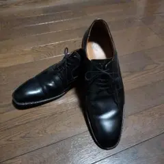 Hawkins　黒 レザー レースアップシューズ
