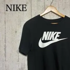 NIKE シンプルビッグロゴTシャツ 黒 M