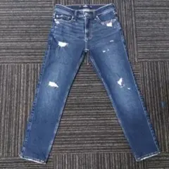 Hollister ダメージ加工 デニム パンツ 29インチ パンツ ホリスター