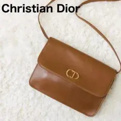 クリスチャン ディオール ショルダーバッグ オールレザー CDロゴ ゴールド金具