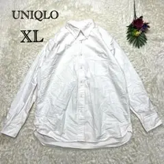 ユニクロ　オックスフォードシャツ　長袖　ボタンダウン　メンズ　ユニセックス　XL