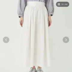 green label relaxing タックタイプライタースカート 36