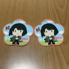 刀剣乱舞 御伴散歩特典ステッカー 松井江 2点セット