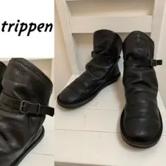 trippen VINTAGE GERMANY製 ベルトストラップデザインブーツ