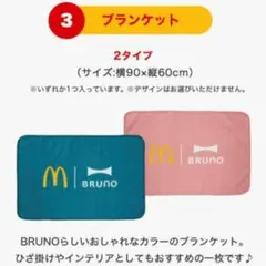 マクドナルド　福袋　ブランケット