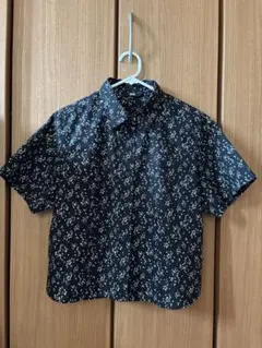 ユニクロ　コットンショートシャツ　半袖
