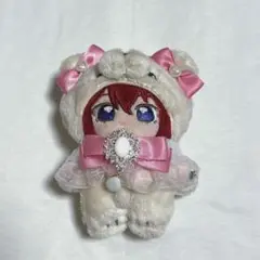 ぬい服 いつぬい ぬいぐるみ用 リボン ピンク ハート レース