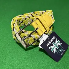 【新品】【タグ付き】アドミラルGOLF★ストレッチメッシュベルト★unisex★
