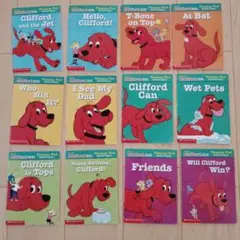 Clifford クリフォード 絵本72冊　全冊音源付　マイヤペン対応新品 Clifford Phonics Fun Pack1 (12 Books + Storyplus + Japanese