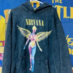 ニルヴァーナ② NIRVANA スウェット フーディー メンズ リプリント