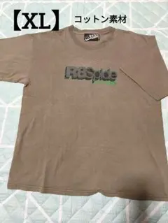 【XL】R8Spide ロゴ Tシャツ カーキ
