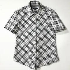 BURBERRY LONDON バーバリー ノバ チェック シャツ M 半袖