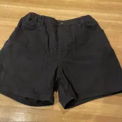 UNIQLO GIRLS イージーカラーショートパンツ　黒　160